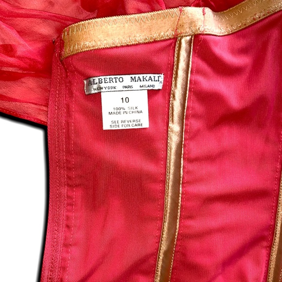 Vintage Y2K Alberto Makali 100% Silk Bustier Archive Couture Corset Lingerie Top - Picture 8 of 16
